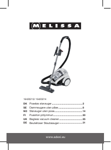 Manual Melissa 16420214 Vacuum Cleaner