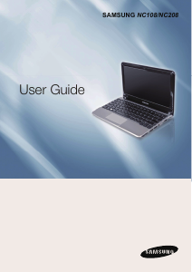 Bruksanvisning Samsung NP-NC108-P02VN Bärbar dator