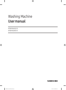 Handleiding Samsung WT80F4560GD/TL Wasmachine