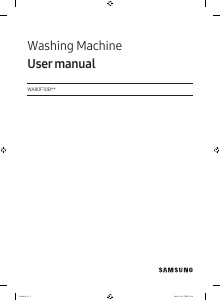 Bruksanvisning Samsung WA80F10B9W Tvättmaskin