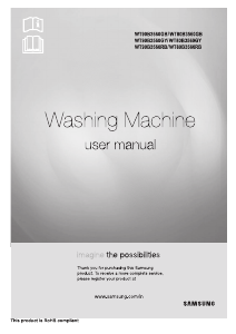 Manual Samsung WT90B3560RB Washing Machine