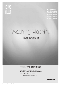 Manual Samsung WT95A4260GD/TL Washing Machine