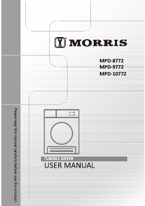 Handleiding Morris MPD-9772 Wasdroger
