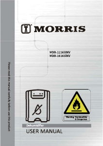 Manual Morris MDB-12165INV Dehumidifier