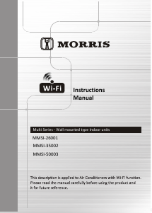 Handleiding Morris MMSI-26001 Airconditioner