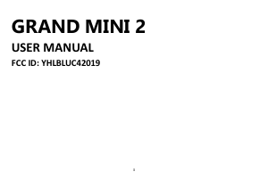 Manual BLU Grand Mini 2 Mobile Phone