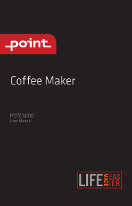 Brugsanvisning Point POTC5000 Kaffemaskine