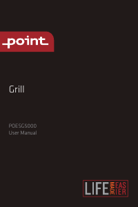 Handleiding Point POESG5000 Contactgrill