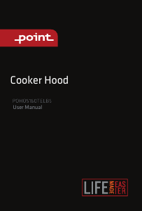 Handleiding Point POHO5160TELB5 Afzuigkap