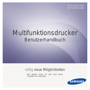 Bedienungsanleitung Samsung SCX-4024 Multifunktionsdrucker