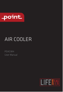 Brugsanvisning Point POACWH Ventilator