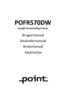 Käyttöohje Point POFR570DW Pakastin