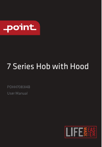 Brugsanvisning Point POHH7083I4B Kogesektion