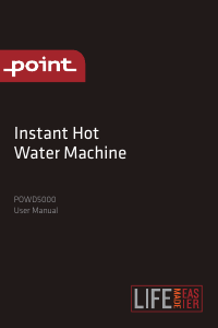 Bruksanvisning Point POWD5000 Vattendispenser
