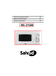 Manual de uso Saivod MS-1714W Microondas