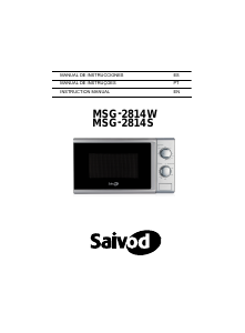 Manual Saivod MSG-2814W Microwave