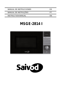 Manual Saivod MSGE-2814I Microwave