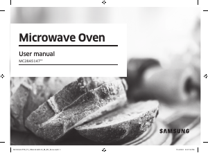 Manual Samsung MC28A5147VK/TL Microwave