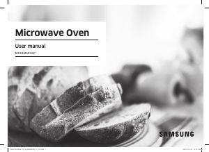 Manual Samsung MC28M6036CH/TL Microwave