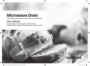 Manual Samsung ME21B706B12/AC Microwave