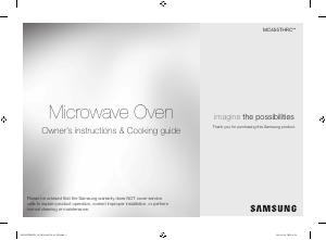 Bruksanvisning Samsung MC455THRCBB Mikrovågsugn