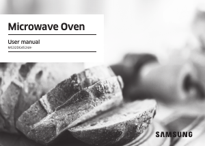 Manual Samsung MG32DG4524AGGY Microwave