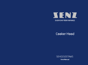 Manual Senz SEHO150STAW5 Cooker Hood