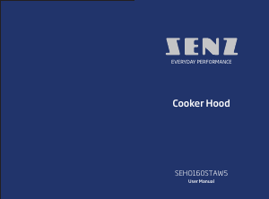 Manual Senz SEHO160STAW5 Cooker Hood
