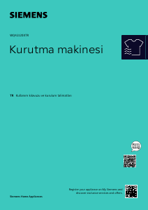 Kullanım kılavuzu Siemens WQ42J20XTR Kurutma makinesi