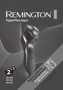 Manual Remington XR1470 HyperFlex Aqua Shaver