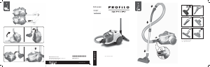 Kullanım kılavuzu Profilo PSP4U430 Elektrikli süpürge