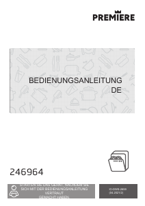 Bedienungsanleitung Premiere 246964 Geschirrspüler
