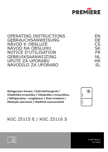Priročnik Premiere KGC 25116 S Hladilnik in zamrzovalnik