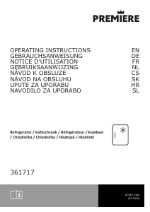 Mode d’emploi Premiere 361717 Réfrigérateur