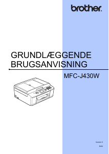 Brugsanvisning Brother MFC-J430W Multifunktionsprinter