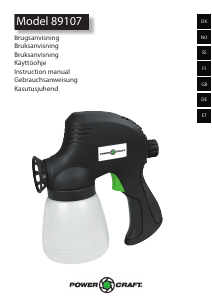 Bruksanvisning Power Craft 89107 Färgspruta