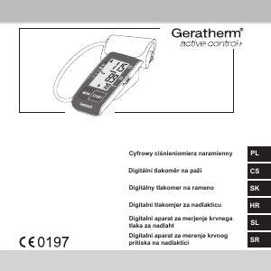 Priručnik Geratherm GT-1115 Active Control+ Tlakomjer
