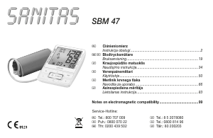 Instrukcja Sanitas SBM 47 Ciśnieniomierz