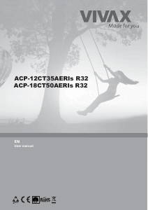 Manuál Vivax ACP-18CT50AERI+ R32 Klimatizace