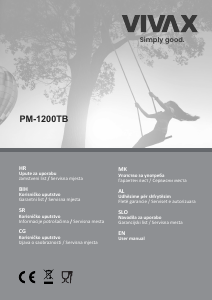 Handleiding Vivax PM-1200 TB Crepemaker