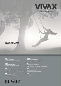 Bruksanvisning Vivax DWB-601472D Diskmaskin