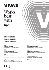 Manual Vivax DW-601262CL X Dishwasher