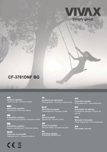Manual Vivax CF-3781DNF BG Combina frigorifica