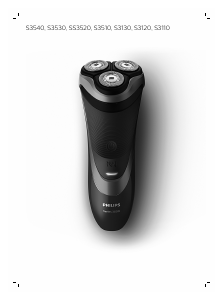 Bruksanvisning Philips S3130 Barbermaskin