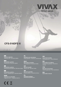 Manual Vivax CFS-516DFD X Fridge-Freezer