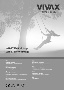 Bruksanvisning Vivax WH-178MB Vintage Vattenkokare