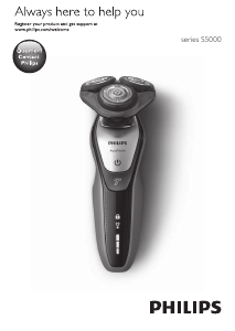 Manual Philips S5100 Máquina barbear