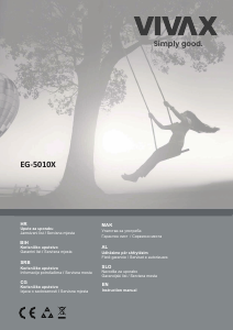 Handleiding Vivax EG-5010X Bakplaat
