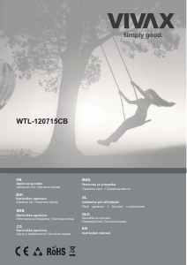 Handleiding Vivax WTL-120715CB Wasmachine