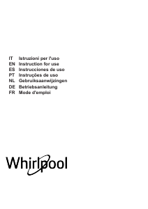Manual Whirlpool WEI102LRX Exaustor